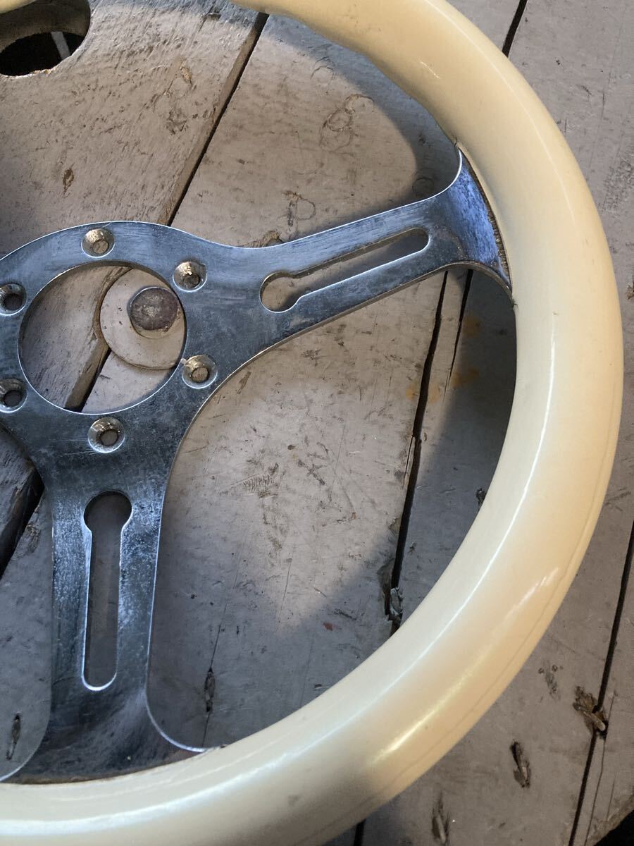 ステアリング ホワイト メーカー不明_画像4