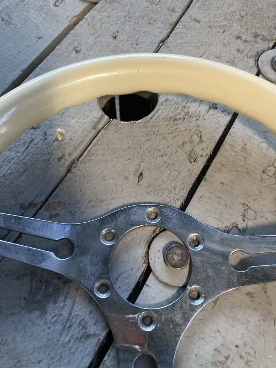 ステアリング ホワイト メーカー不明_画像5