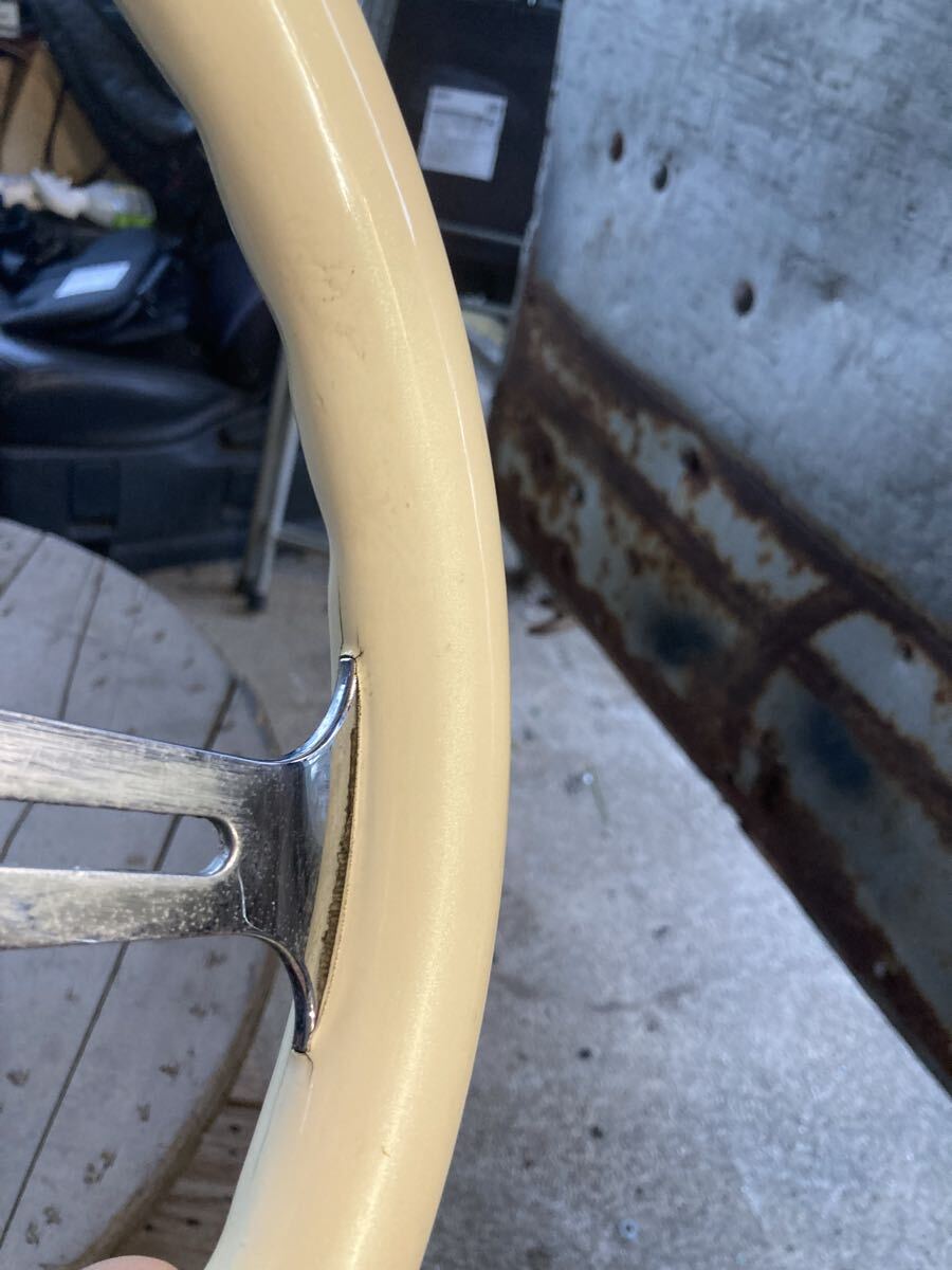 ステアリング ホワイト メーカー不明_画像6