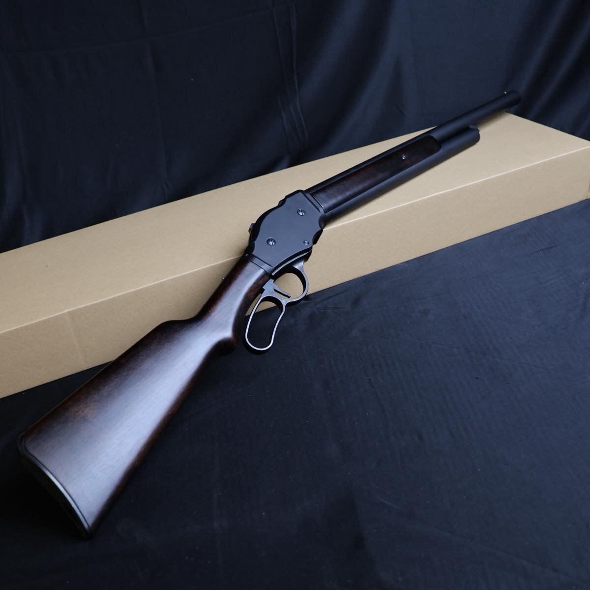  Marushin M1887ga-z gun матовый черный мульти- Schott gun тяжелый to газовый пистолет #18034