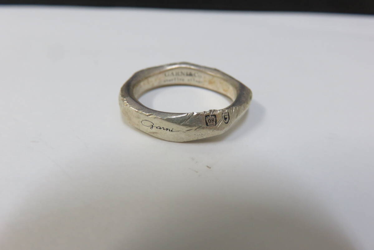 GARNI&Co. ガルニ　シルバーリング　指輪　約20号_画像1