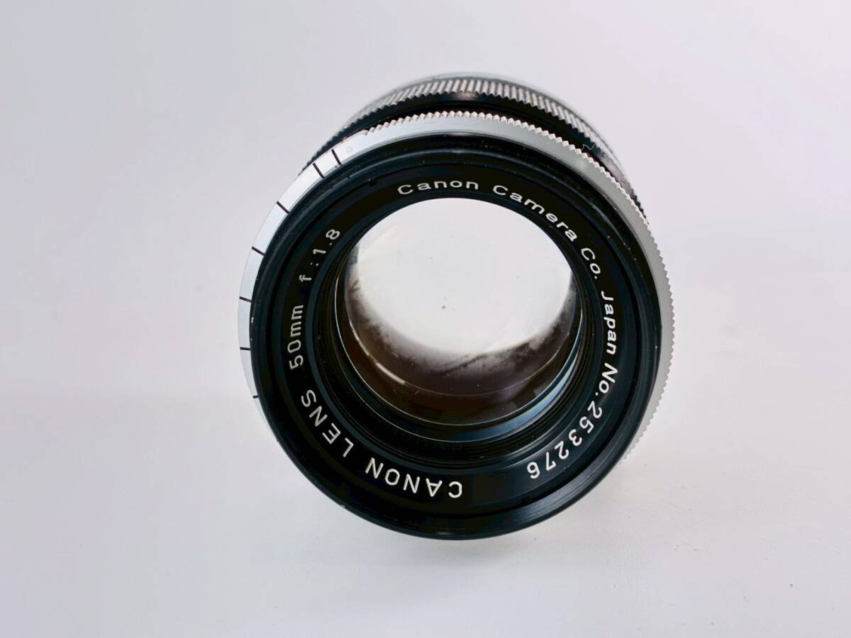 ★訳あり大特価★ キヤノン CANON LENS 50mm F1.8 ★絞り動作 ！ #A324_画像2