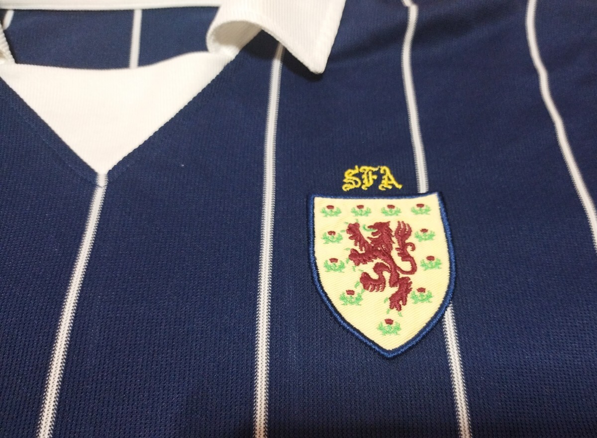 FILA フィラ 2002-2004 スコットランド代表 (H) ユニフォーム ゲームシャツ_画像6