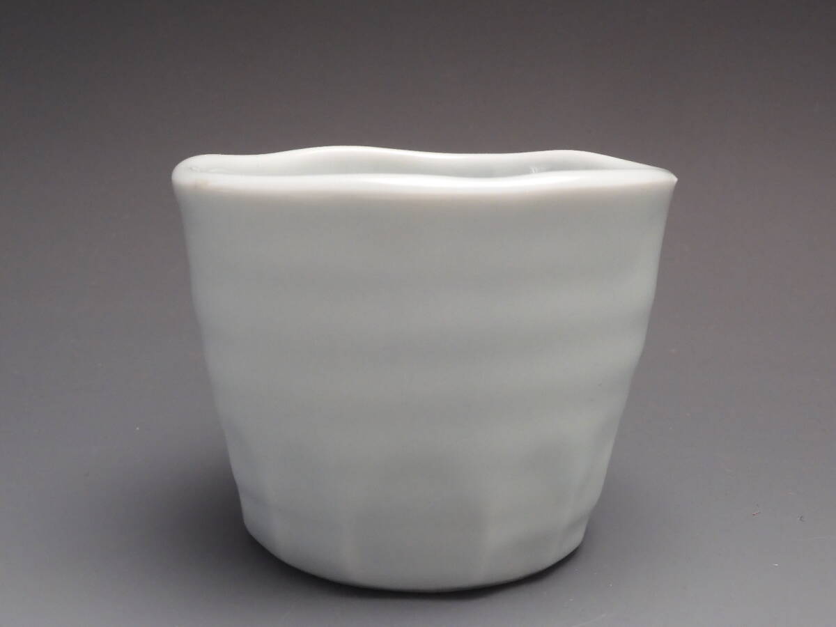 0.0 старый Imari белый фарфор соба чашка саке нет царапина B63