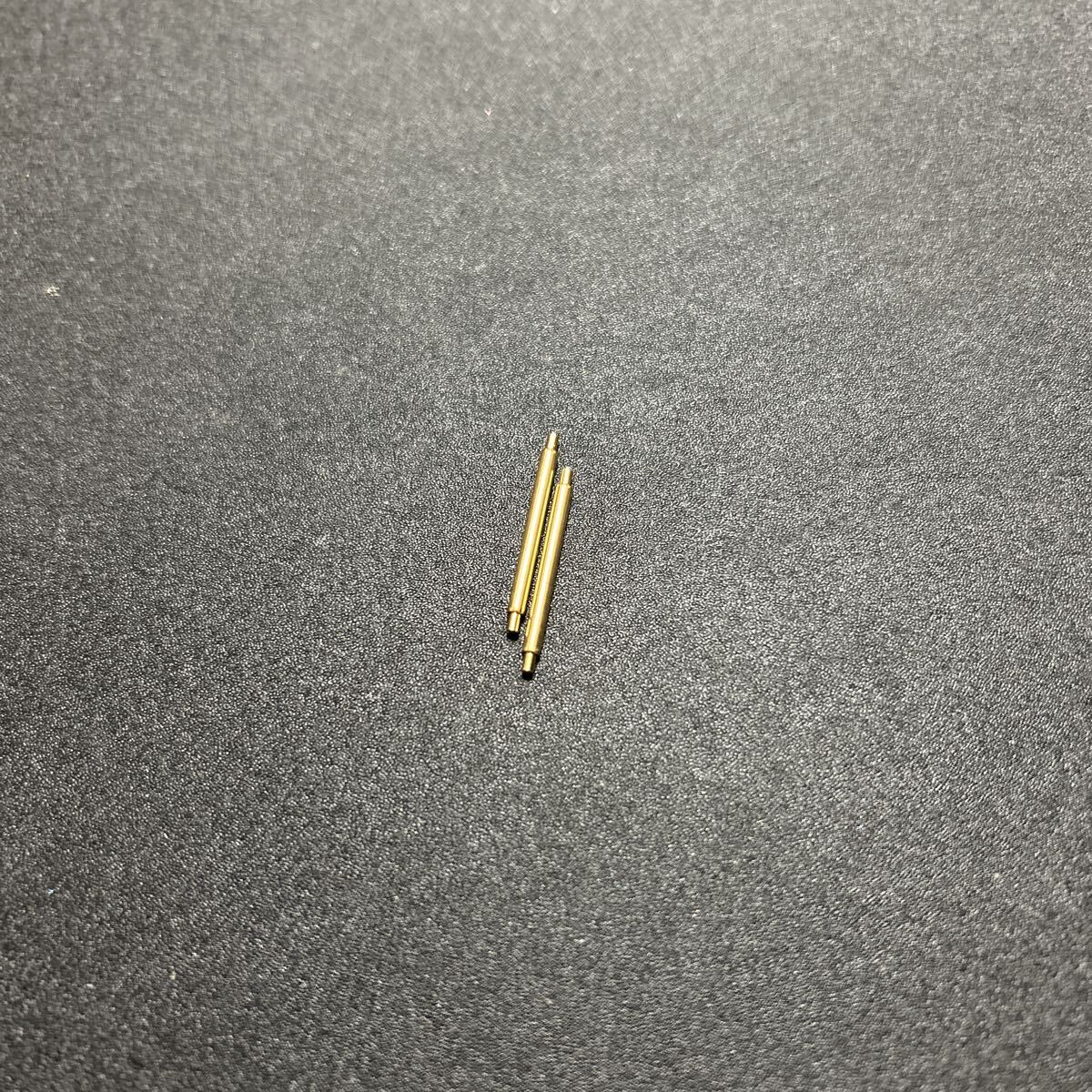 バネ棒 パテックフィリップ型 18mm 18金 (K18YG) ビンテージ セット_画像1