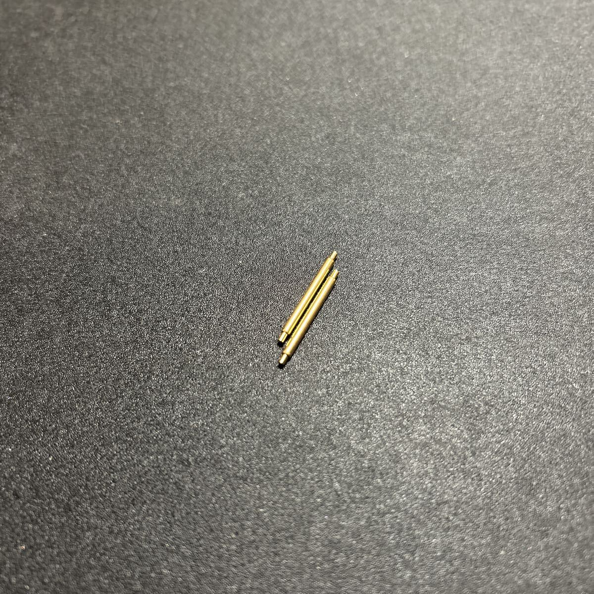 バネ棒 パテックフィリップ型 18mm 18金 (K18YG) ビンテージ セット_画像2