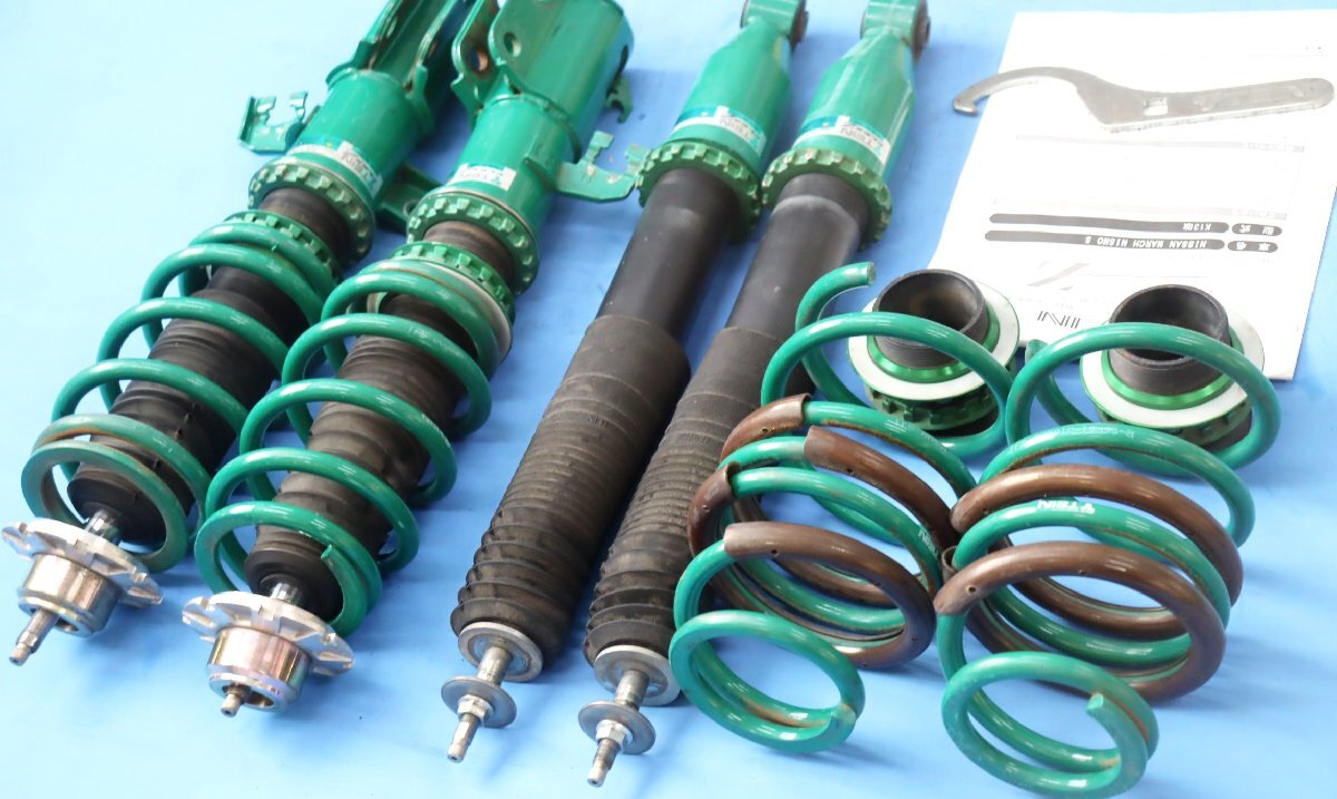 希少!! k13 K13改 マーチ 車高調 TEIN FLEX Z 車高調_画像7