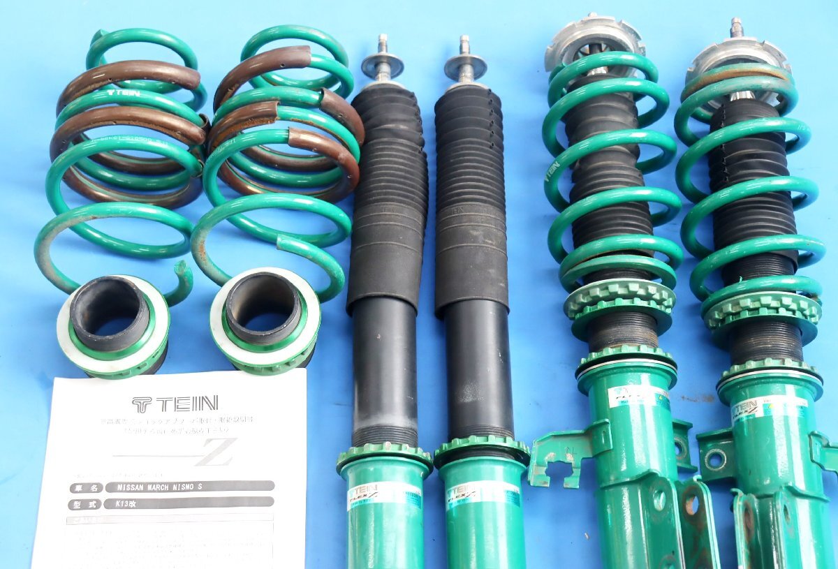 希少!! k13 K13改 マーチ 車高調 TEIN FLEX Z 車高調_画像2