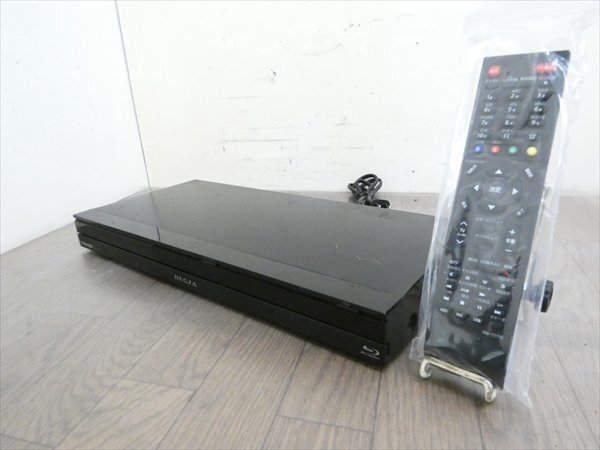 500GB☆13年☆東芝/REGZA☆HDD/BDレコーダー☆DBR-Z310☆リモコン付☆2番組同時録画☆3D対応機 管CX37561_画像1