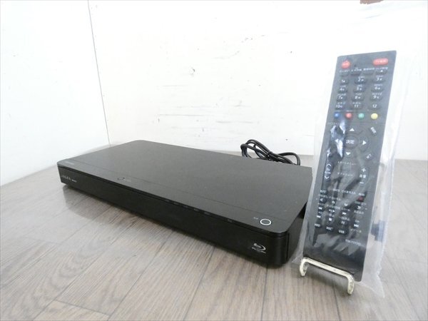 1TB☆14年☆東芝/REGZA☆HDD/BDレコーダー☆DBR-Z520☆リモコン付☆2番組同時録画☆3D対応機 管CX37711_画像1