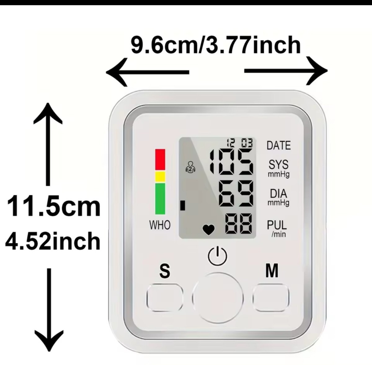 新品未使用 上腕自動血圧計 ⑩_画像6