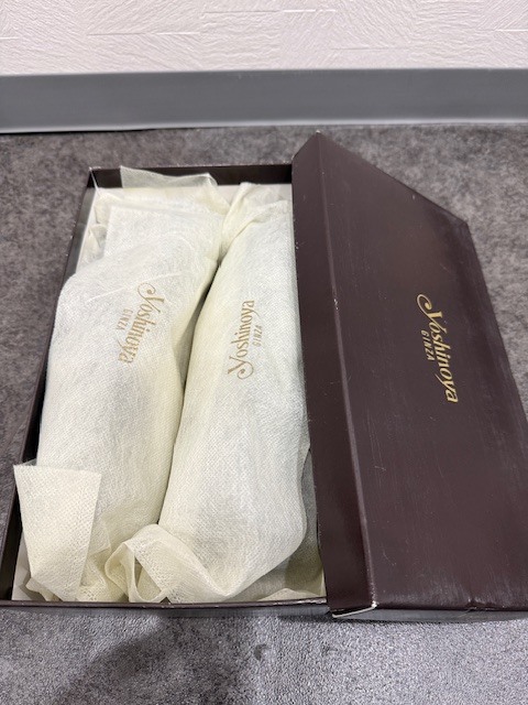 ●H7-11-7 銀座ヨシノヤ GINZA yoshinoya パンプス 23,5cm 黒 レザー レディース_画像10