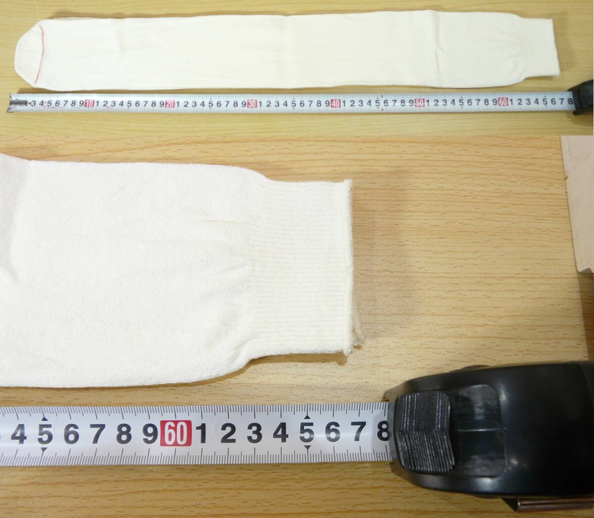 【未使用品★レッグウェア】TCK◆白 ハイソックス◆アンダーソックス◆サニタリーソックス◆US XL◆67cm丈◆MADE IN U.S.A.◆稀少◆_画像10