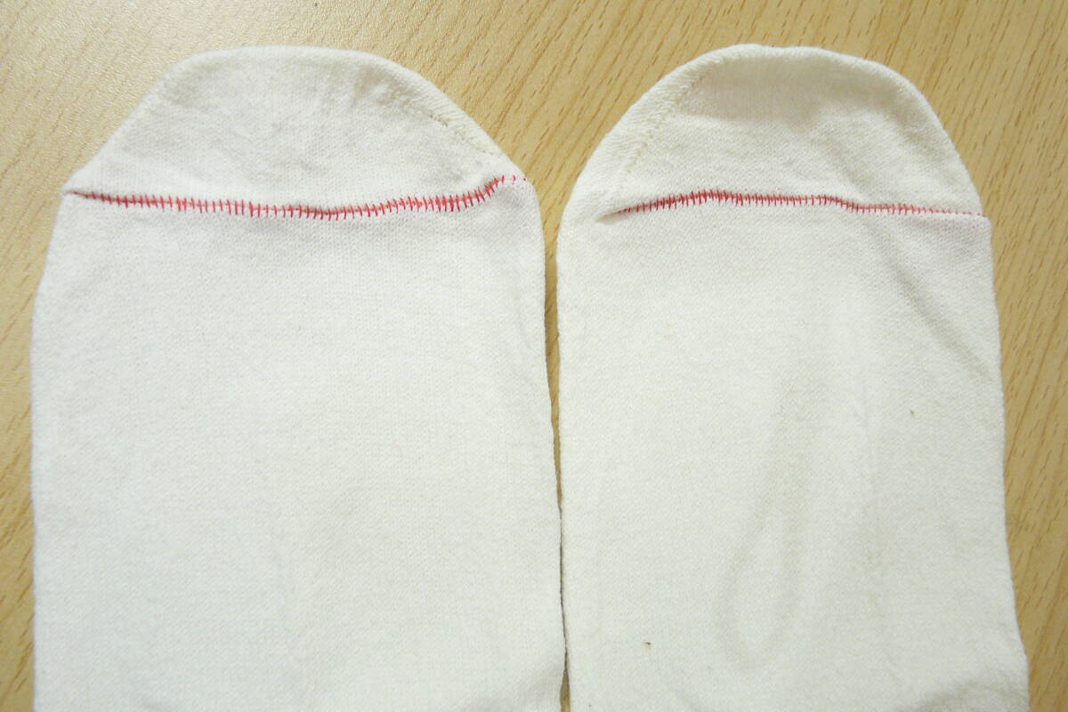 【未使用品★レッグウェア】TCK◆白 ハイソックス◆アンダーソックス◆サニタリーソックス◆US XL◆67cm丈◆MADE IN U.S.A.◆稀少◆_画像5