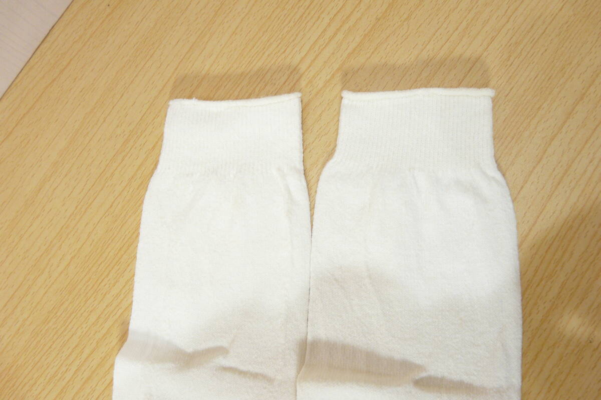 【未使用品★レッグウェア】TCK◆白 ハイソックス◆アンダーソックス◆サニタリーソックス◆US XL◆67cm丈◆MADE IN U.S.A.◆稀少◆_画像6