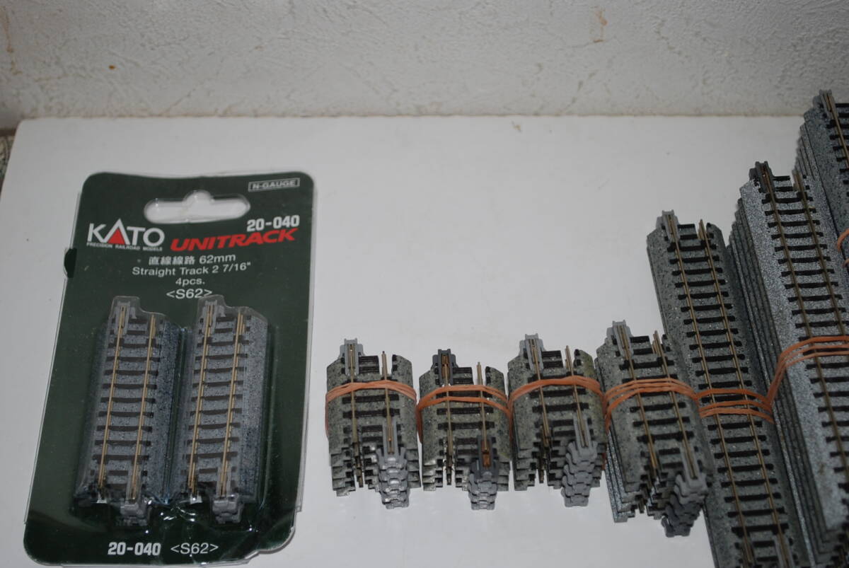 送料600円 KATO カトー ユニトラック カーブ＆ストレートまとめて 中古品 売り切り_画像4
