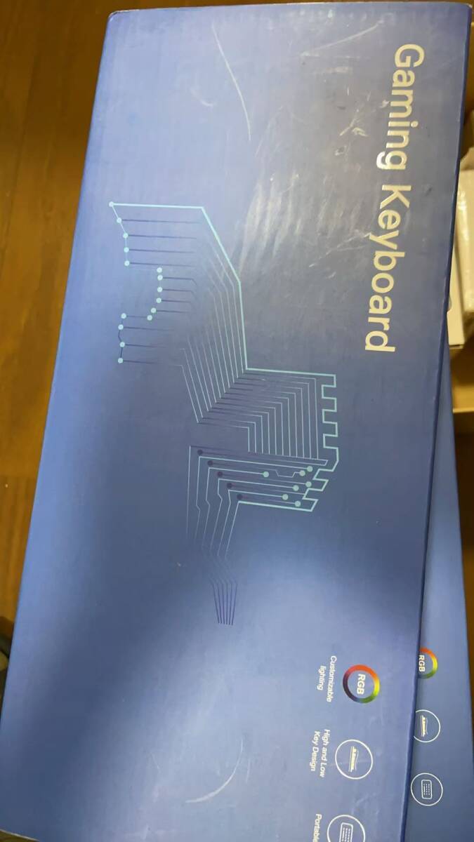 ゲーミングキーボード メカニカル式 赤軸を採用 61キー Type-C USB有線接続 RGB発光 LEDバックライト付き Windows/Mac OS対応_画像9