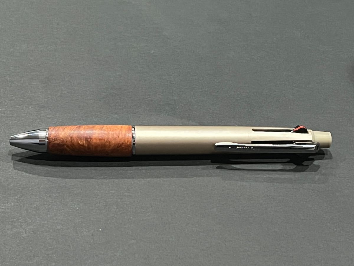 ジェットストリーム4&1専用 組先軸カスタム仕様【花梨瘤】_画像6