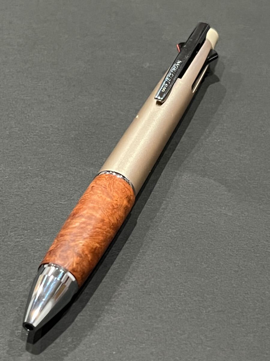 ジェットストリーム4&1専用 組先軸カスタム仕様【花梨瘤】_画像5