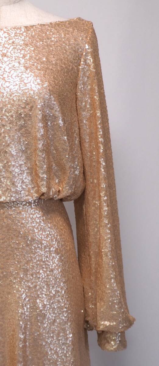 TADASHI SHOJI　タダシショージ　PINK/BEIGE　ワンピース　「S 」/ ９号程度_画像6