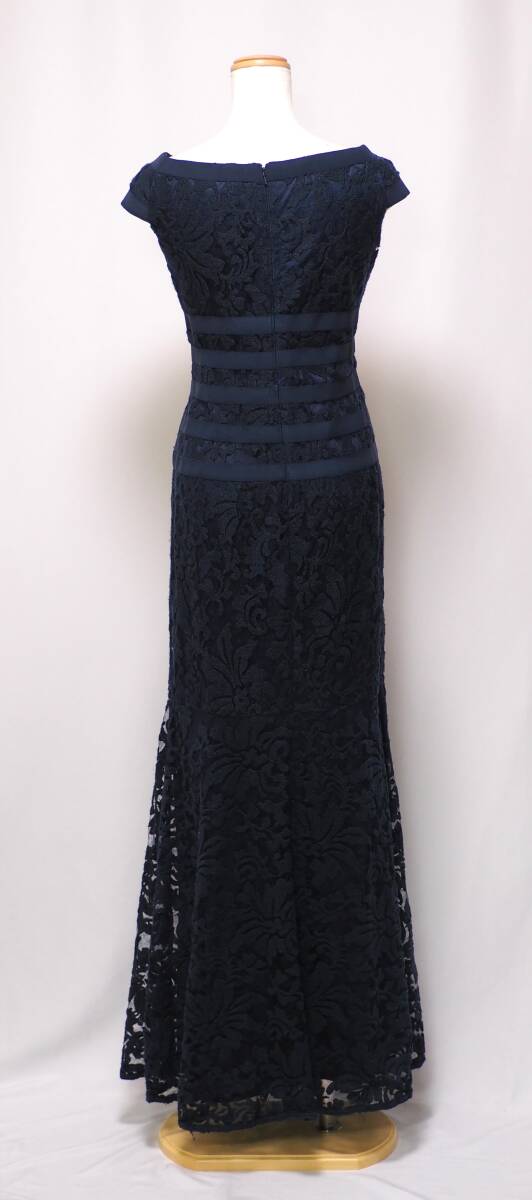 TADASHI SHOJI タダシショージ NAVY ロングフォーマルドレス 「10 」/ 13号程度_画像2