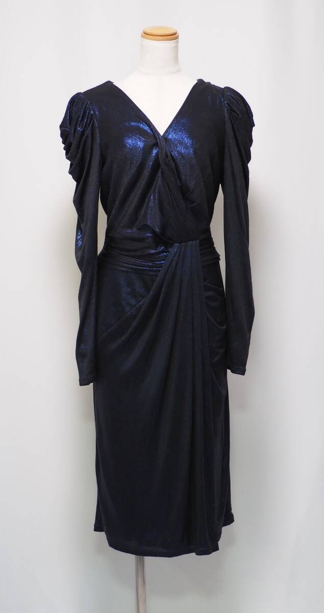 TADASHI SHOJI　タダシショージ　NAVY　ワンピース　「L 」/ １３号程度_画像1