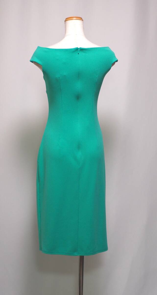 TADASHI SHOJI　タダシショージ　GREEN　ワンピース　「XS 」/ ７－９号程度_画像2