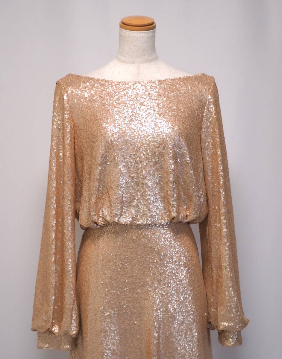 TADASHI SHOJI　タダシショージ　PINK/BEIGE　ワンピース　「S 」/ ９号程度_画像3