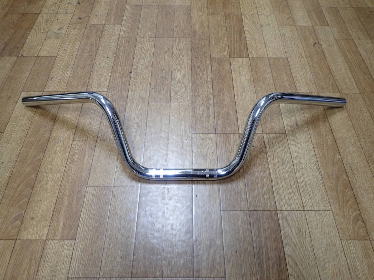【新品】オリジナルハンドル　アップハンドル YB ＹＢ ちょっとシボリ ちょっとタレハン オリジナル製作 在庫限り GS レア 当時 珍品 _画像1