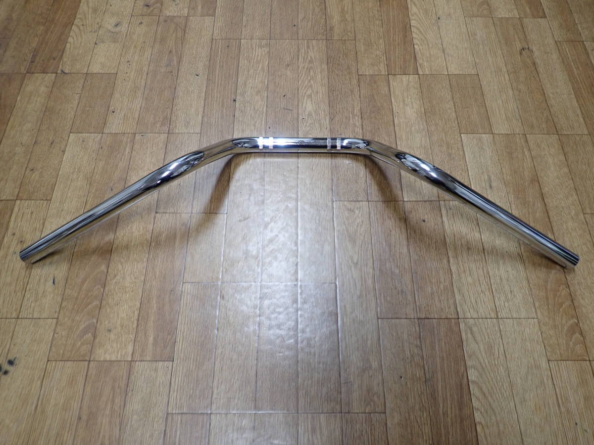 【新品】オリジナルハンドル　アップハンドル YB ＹＢ ちょっとシボリ ちょっとタレハン オリジナル製作 在庫限り GS レア 当時 珍品 _画像2