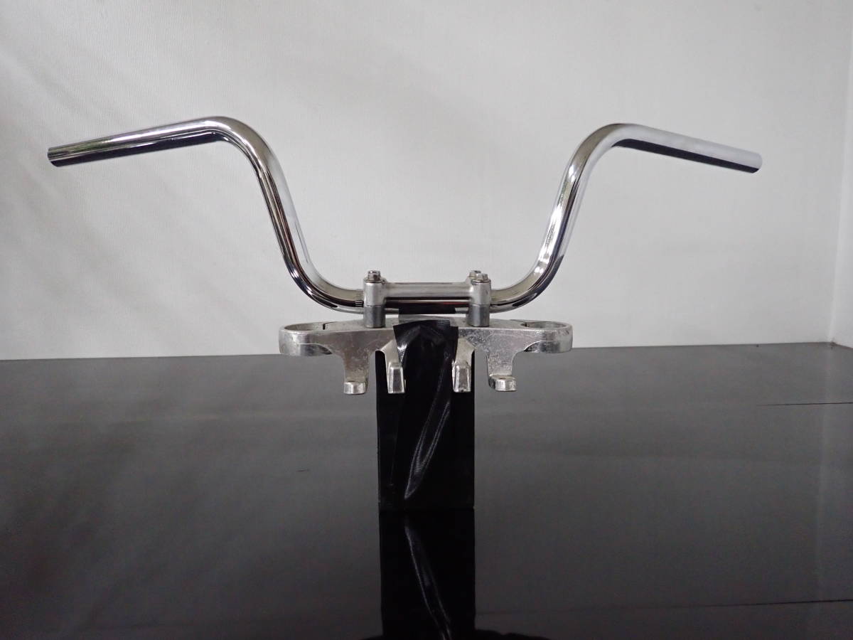 【新品】オリジナルハンドル　アップハンドル YB ＹＢ ちょっとシボリ ちょっとタレハン オリジナル製作 在庫限り GS レア 当時 珍品 _画像5