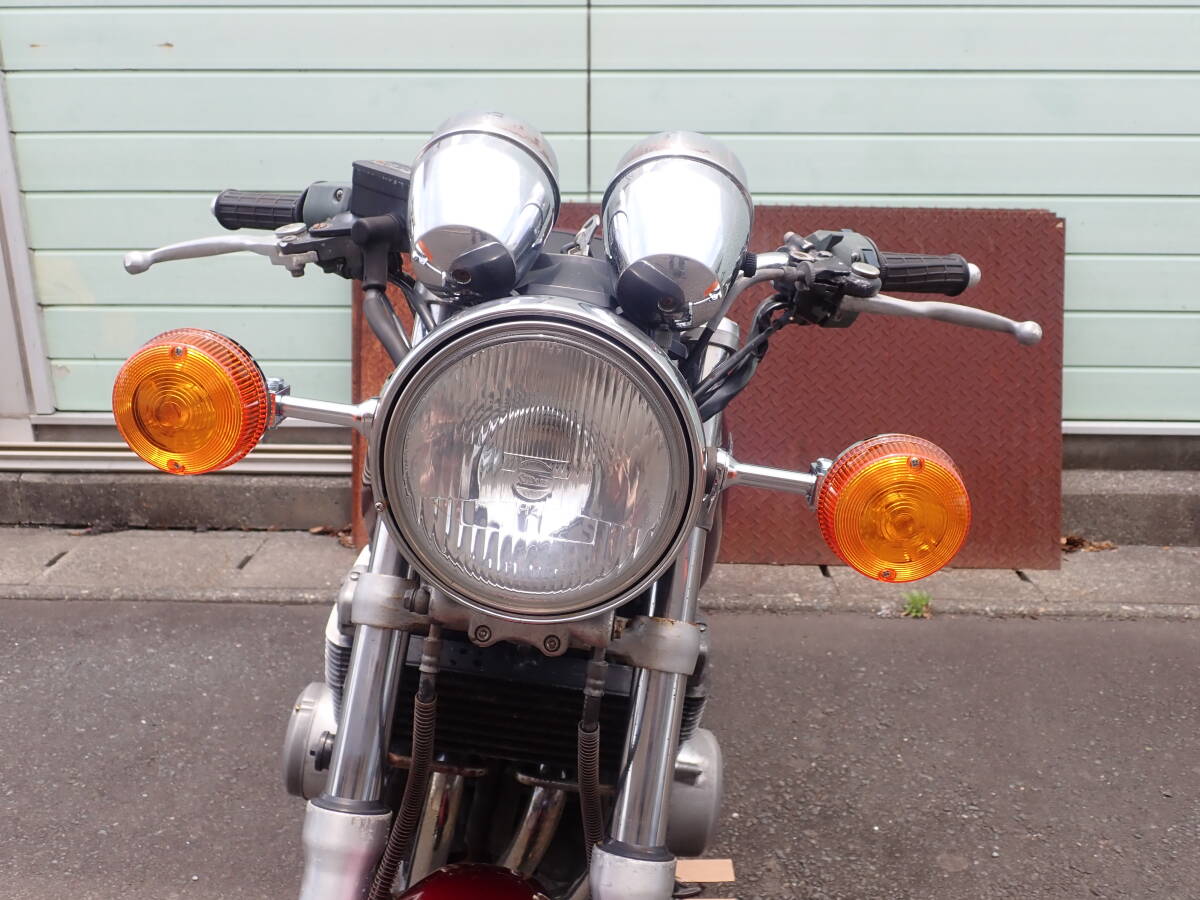 ZⅡタイプ 超小径ウインカーステー（長さ／ミドル）メッキ【特注】 検）Z1 Z2 当時 カスタム 75cm 小さい テーパー ステー_画像8