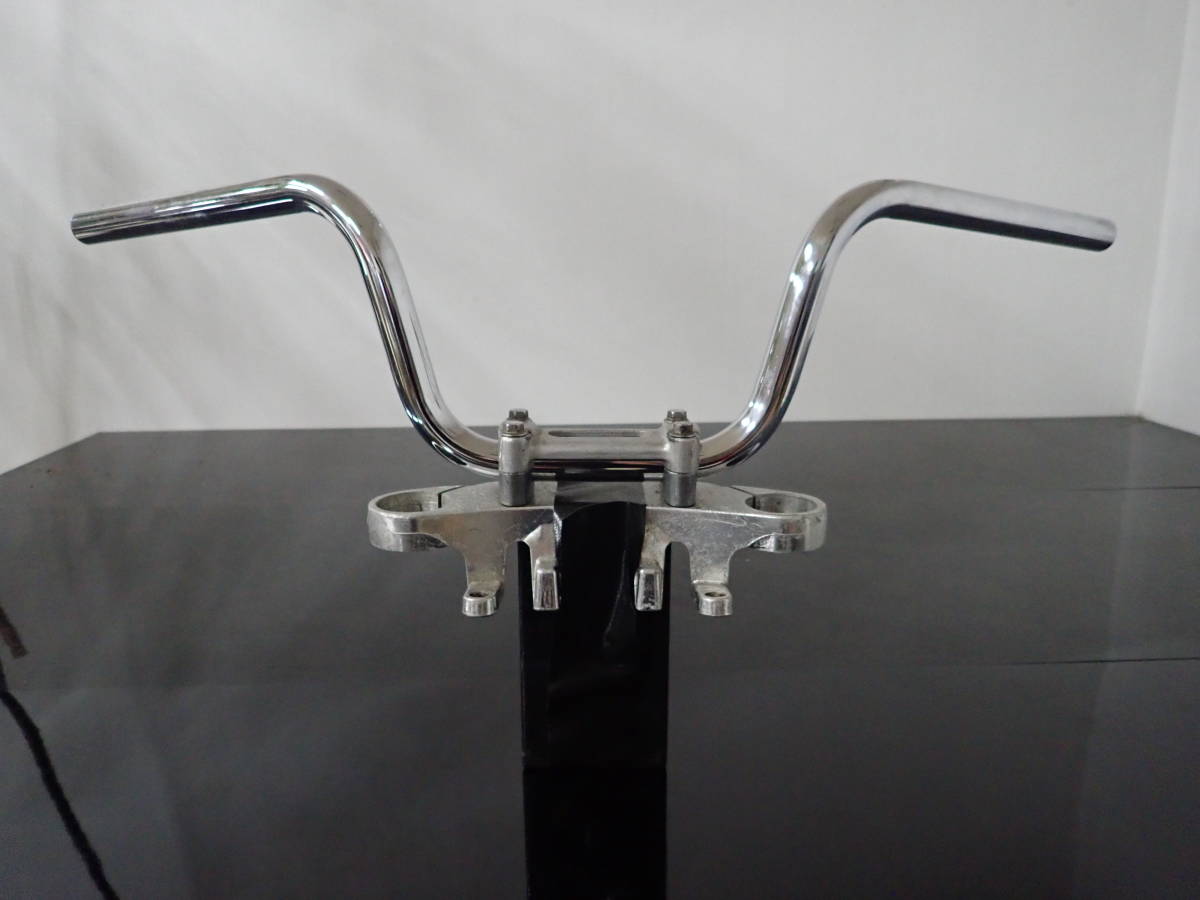 【新品／加工クランプ付き】オリジナルハンドル ナローTYPE 純正新品加工クランプ付き 検）アップハン YB ＹＢ シボリ しぼり 悪 Z1 Z2 CB _画像6