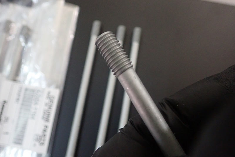 【新品】Z400FX Z500FX Z550FX 用 シリンダースタッドボルトセット 特別製造品 １台分 検）リプロ クランク スタッド スタット 92004-1018_画像6