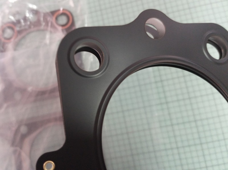 【新品/特注品】SUZUKI GSX400E用 メタルシリンダーヘッドガスケット 検）スズキ GSX400 GSX400T GSX400L ザリ ゴキ ヘッド G/K _画像2