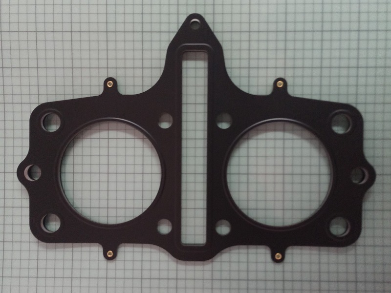 【新品/特注品】SUZUKI GSX400E用 メタルシリンダーヘッドガスケット 検）スズキ GSX400 GSX400T GSX400L ザリ ゴキ ヘッド G/K _画像1