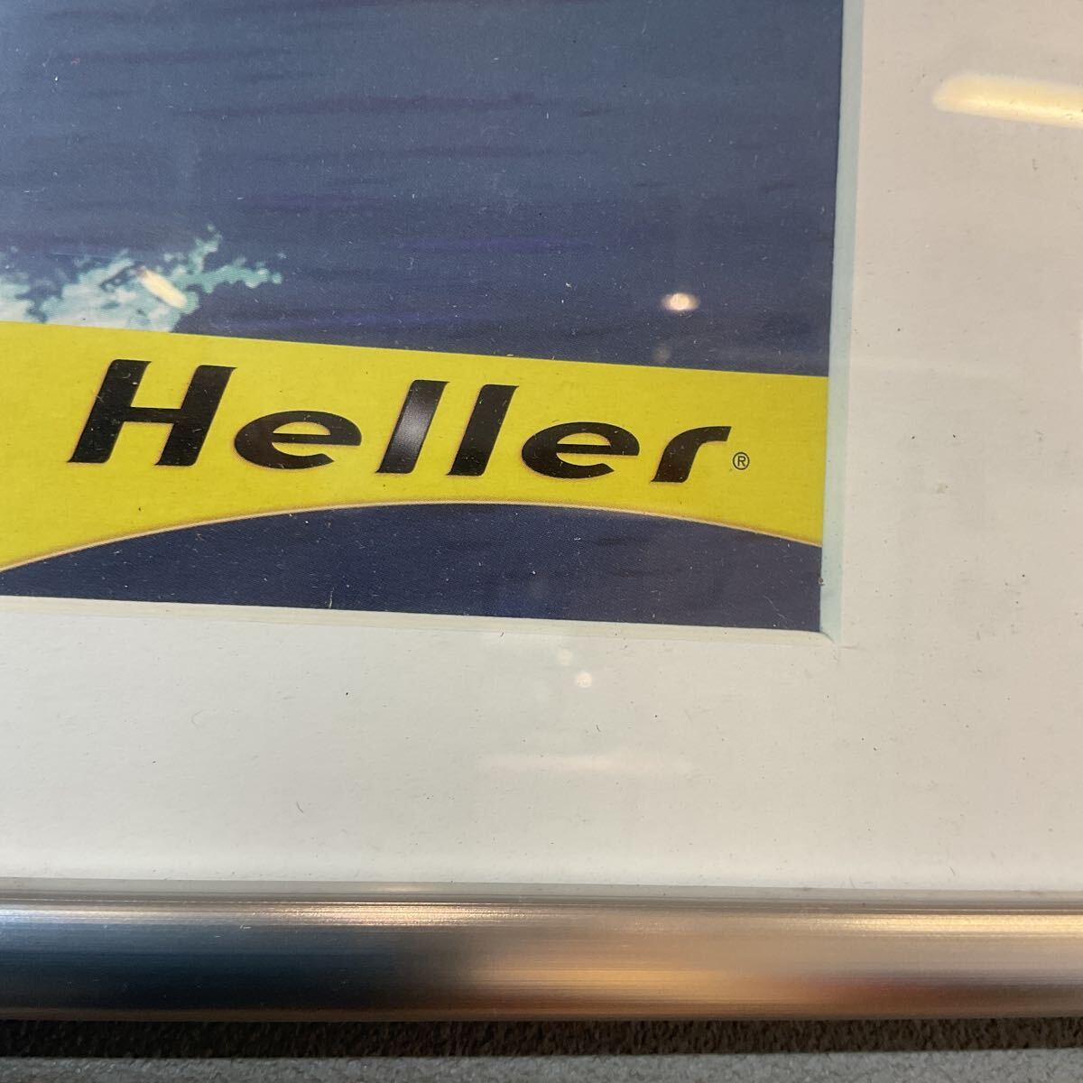 (a) 戦艦ポスター Heller FREGATE LA FAYETTE 1/400 ミリタリー 戦艦 戦闘機 額縁 ポスター 60cm×30cm_画像6