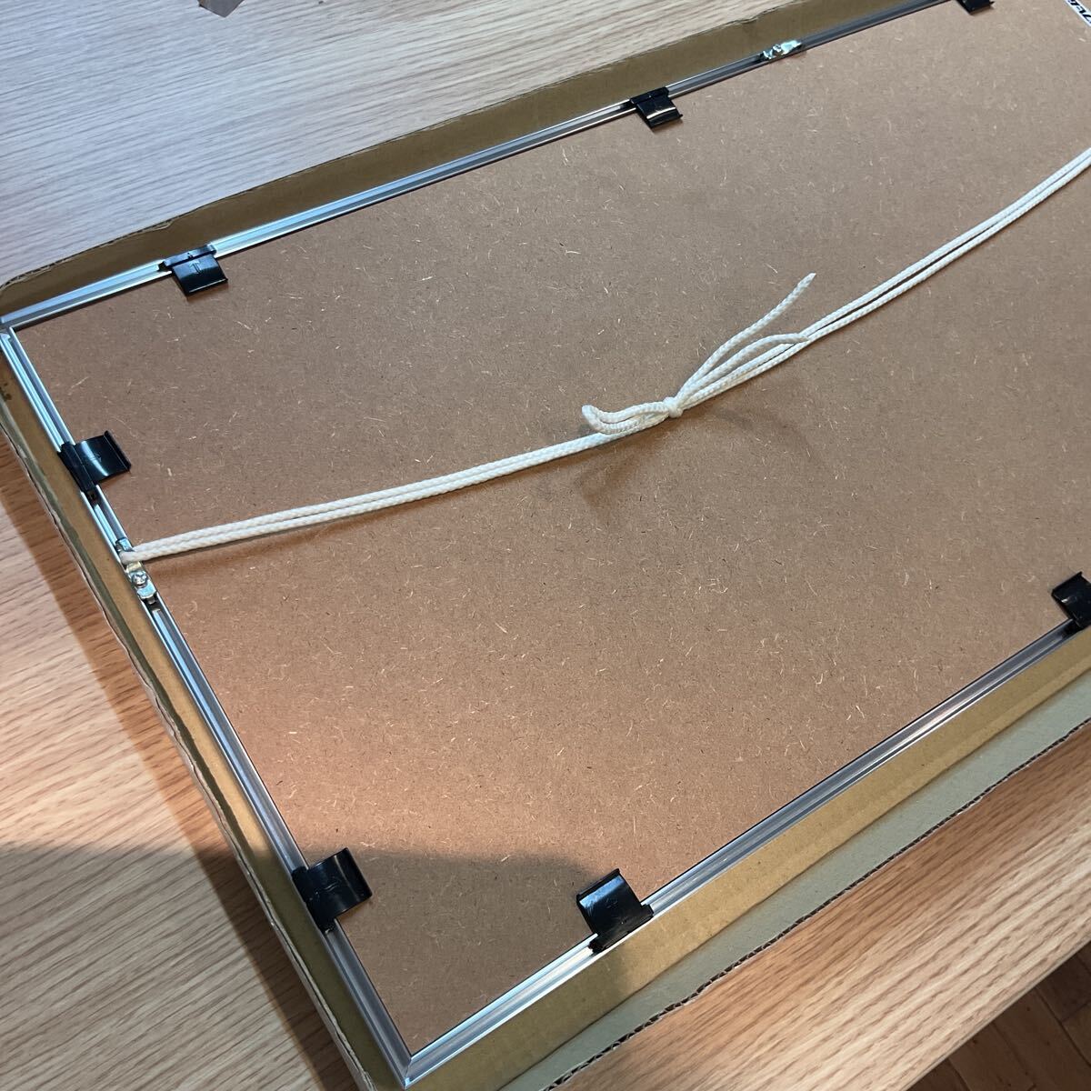 (a) 戦艦ポスター Heller FREGATE LA FAYETTE 1/400 ミリタリー 戦艦 戦闘機 額縁 ポスター 60cm×30cm_画像8