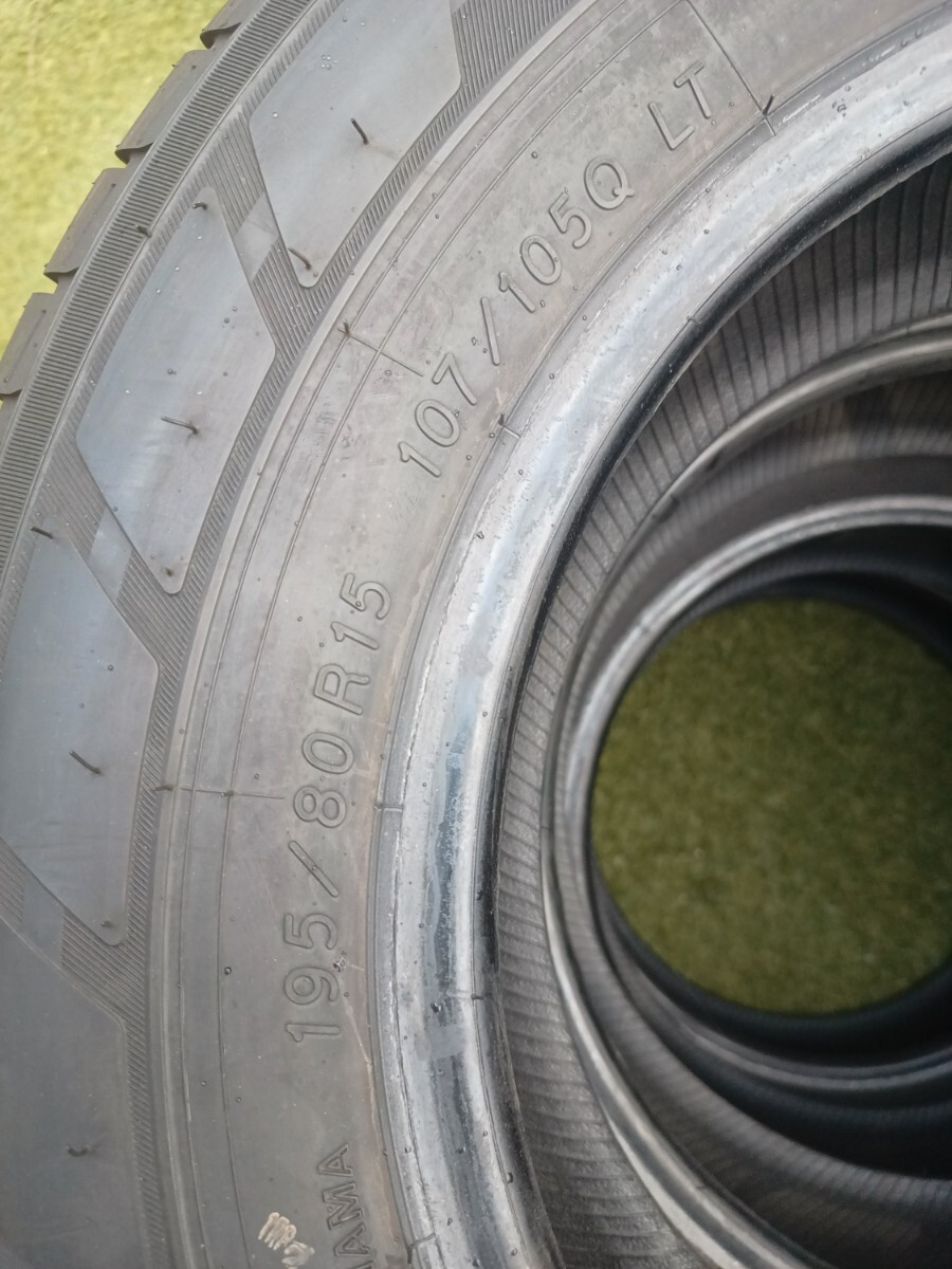 【新車外し極上品】ヨコハマ BluEarth RY-02 195/80R15 4本セット★キャラバン・ハイエース対応★24年製★（滋賀・彦根）_画像3