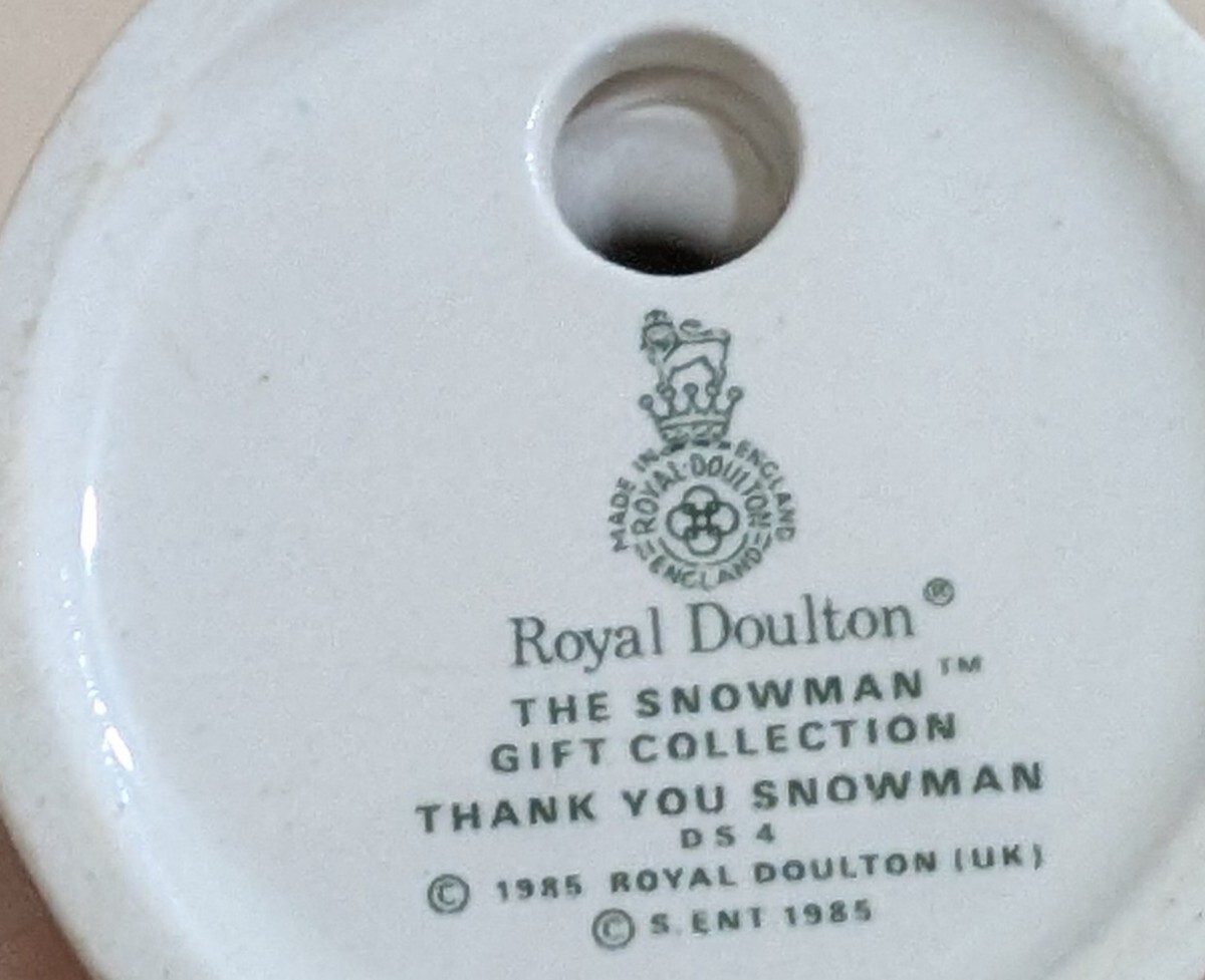RoyalDoulton the snowman _画像4