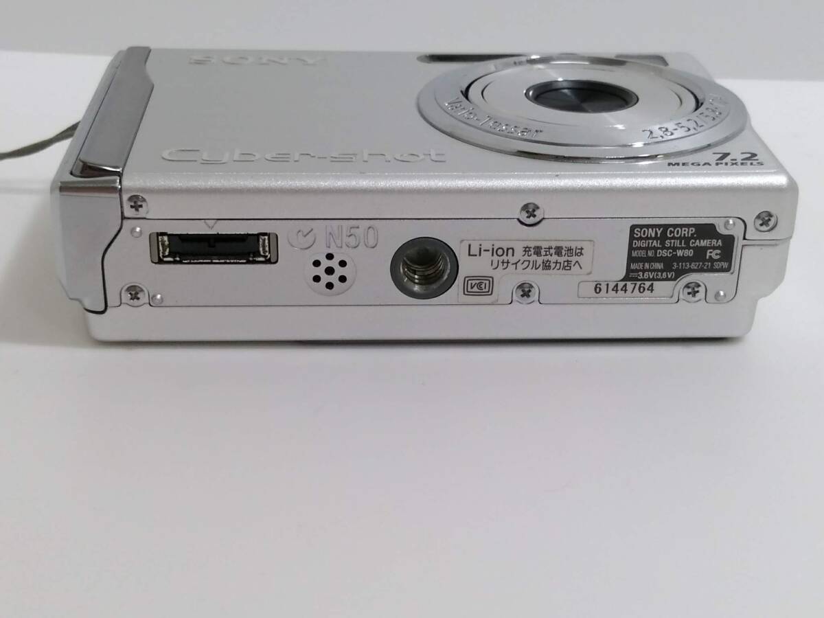 SONY ソニー Cyber-shot サイバーショット コンパクトデジタルカメラ DSC-W80/シルバー/デジカメ/約5.5×9×2.2cm/720万画素/02SH111001_画像10