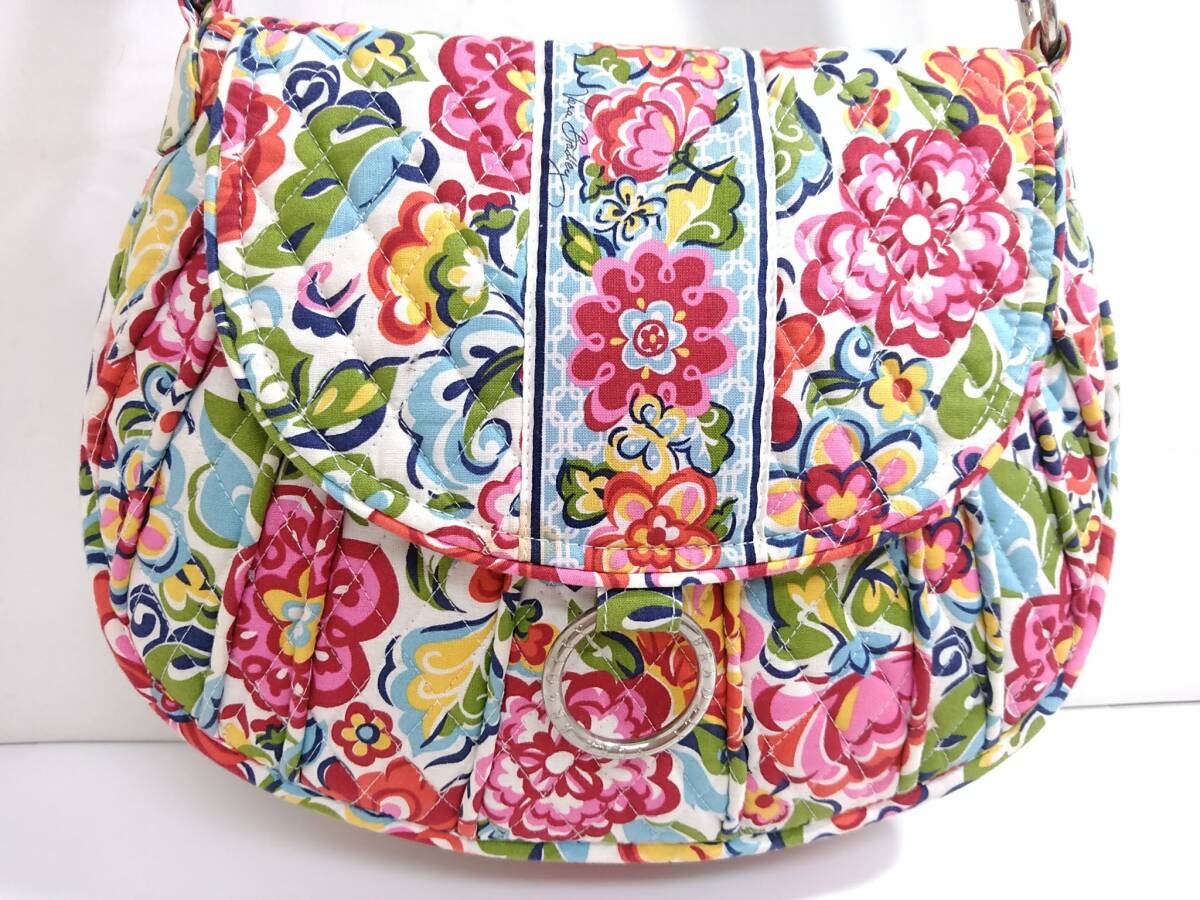 1,000円スタート Vera Bradley ヴェラ ブラッドリー Hope Garden ホープ ガーデン ショルダーバッグ/約26×33×10cm/斜め掛け/06KO112505-8_画像2