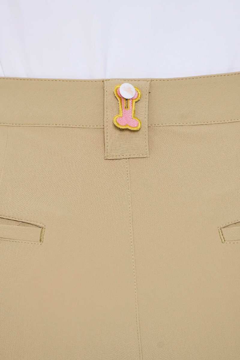 レディス MU スポーツ 701H2512 ベージュ サイズ４4 ヨーク付きスーパーストレッチパンツ 定価28,600円 ミエコウエサコ 新品_画像5