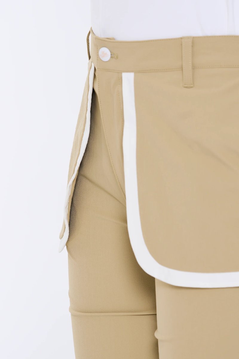 レディス MU スポーツ 701H2512 ベージュ サイズ４4 ヨーク付きスーパーストレッチパンツ 定価28,600円 ミエコウエサコ 新品_画像3