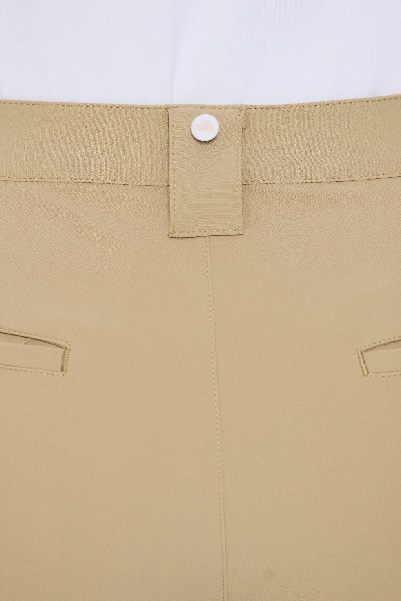 レディス MU スポーツ 701H2512 ベージュ サイズ４4 ヨーク付きスーパーストレッチパンツ 定価28,600円 ミエコウエサコ 新品_画像6