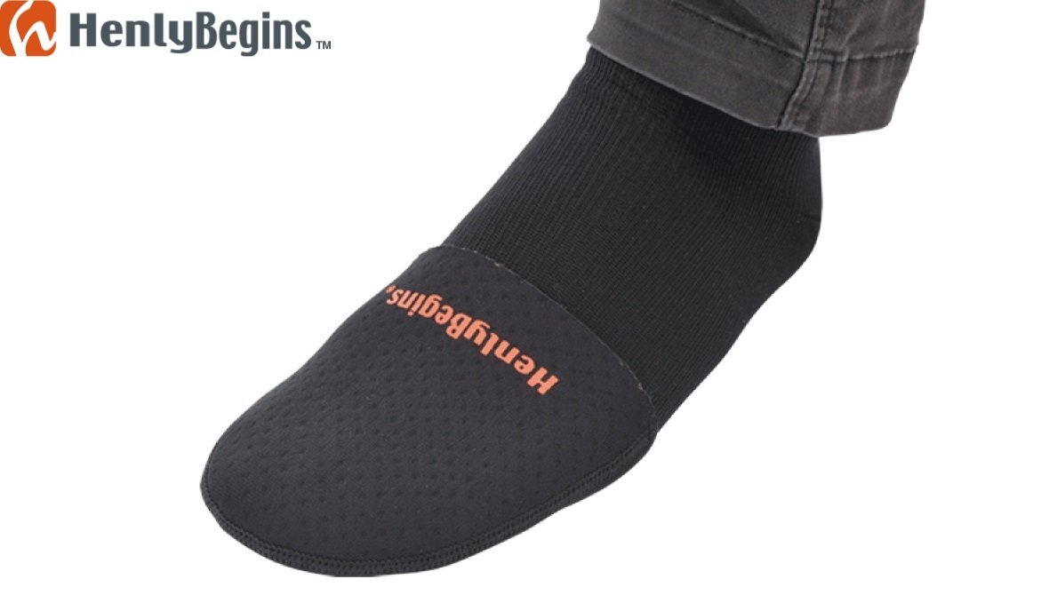 【在庫特価セール!】秋冬用 足先ウォーマー HBG-057 フリーサイズ 左右用2枚セット デイトナ_画像1