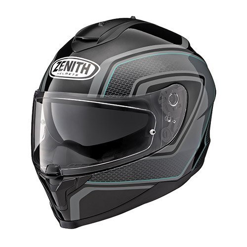 サイズ限定特価！YF-9 ZENITHゼニス フルフェイス ヘルメット スポーツストライプ シアンブラック/Sサイズ ワイズギア ヤマハ純正 新品_画像1