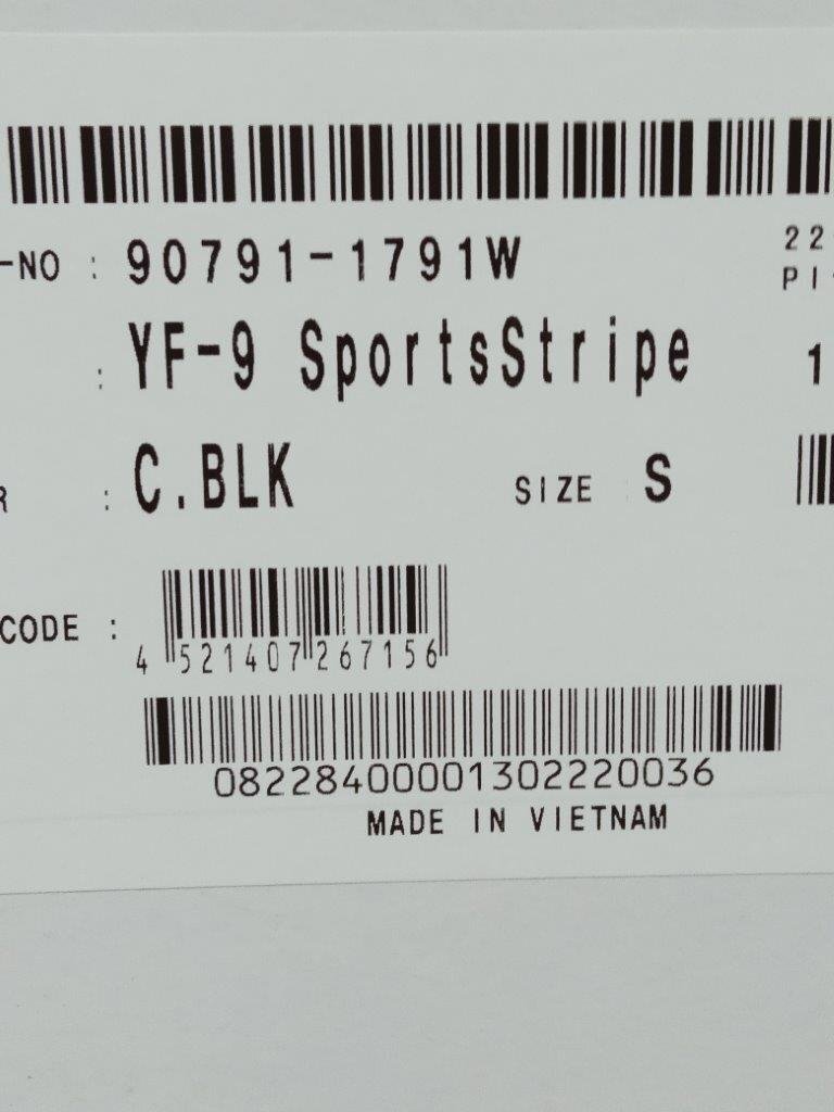 サイズ限定特価！YF-9 ZENITHゼニス フルフェイス ヘルメット スポーツストライプ シアンブラック/Sサイズ ワイズギア ヤマハ純正 新品_画像6