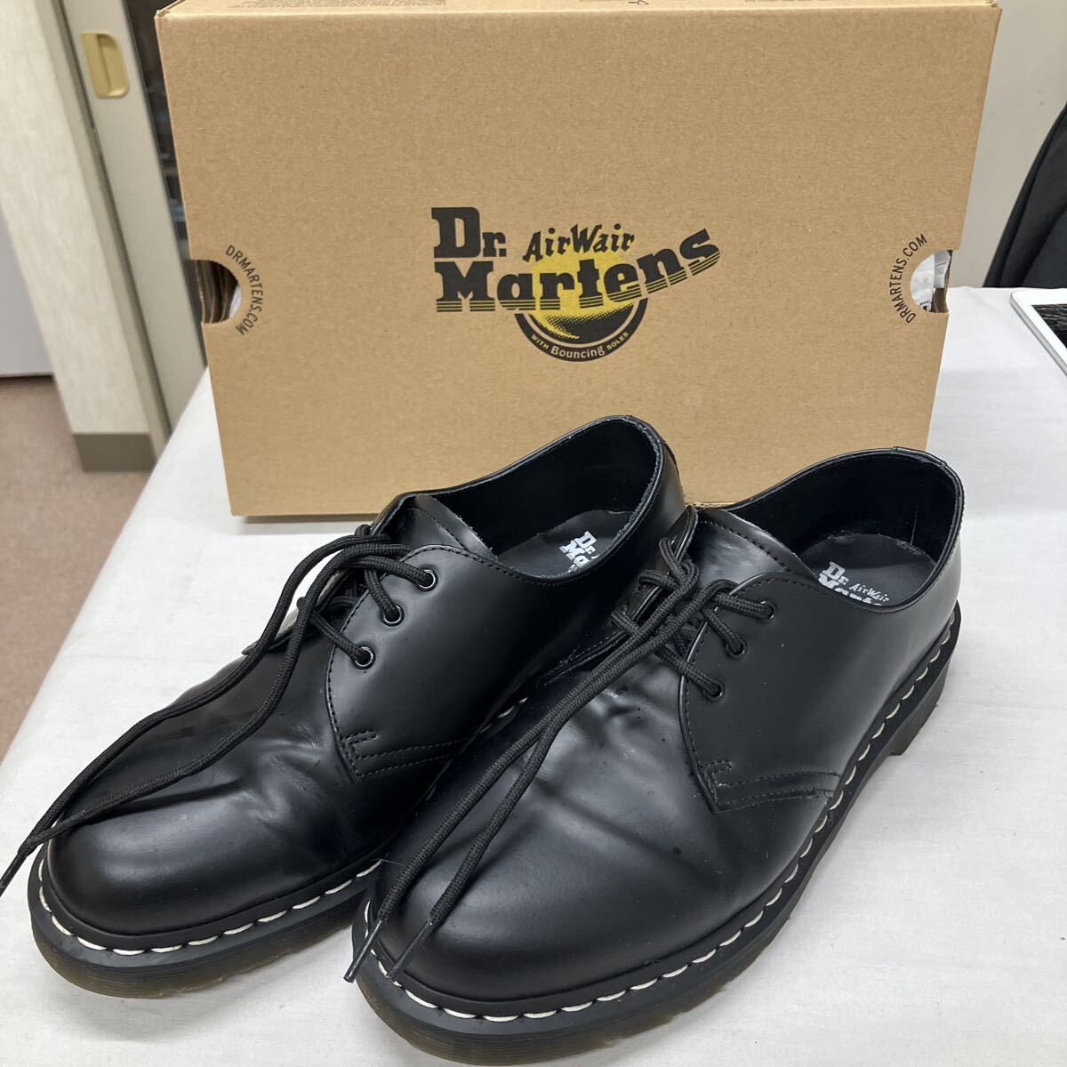 Dr Martens 1461 WS ドクターマーチン ブラック 3ホールシューズ 革靴 本革 UK9 SMOOTH 黒 ブラック レザー 3ホール_画像1