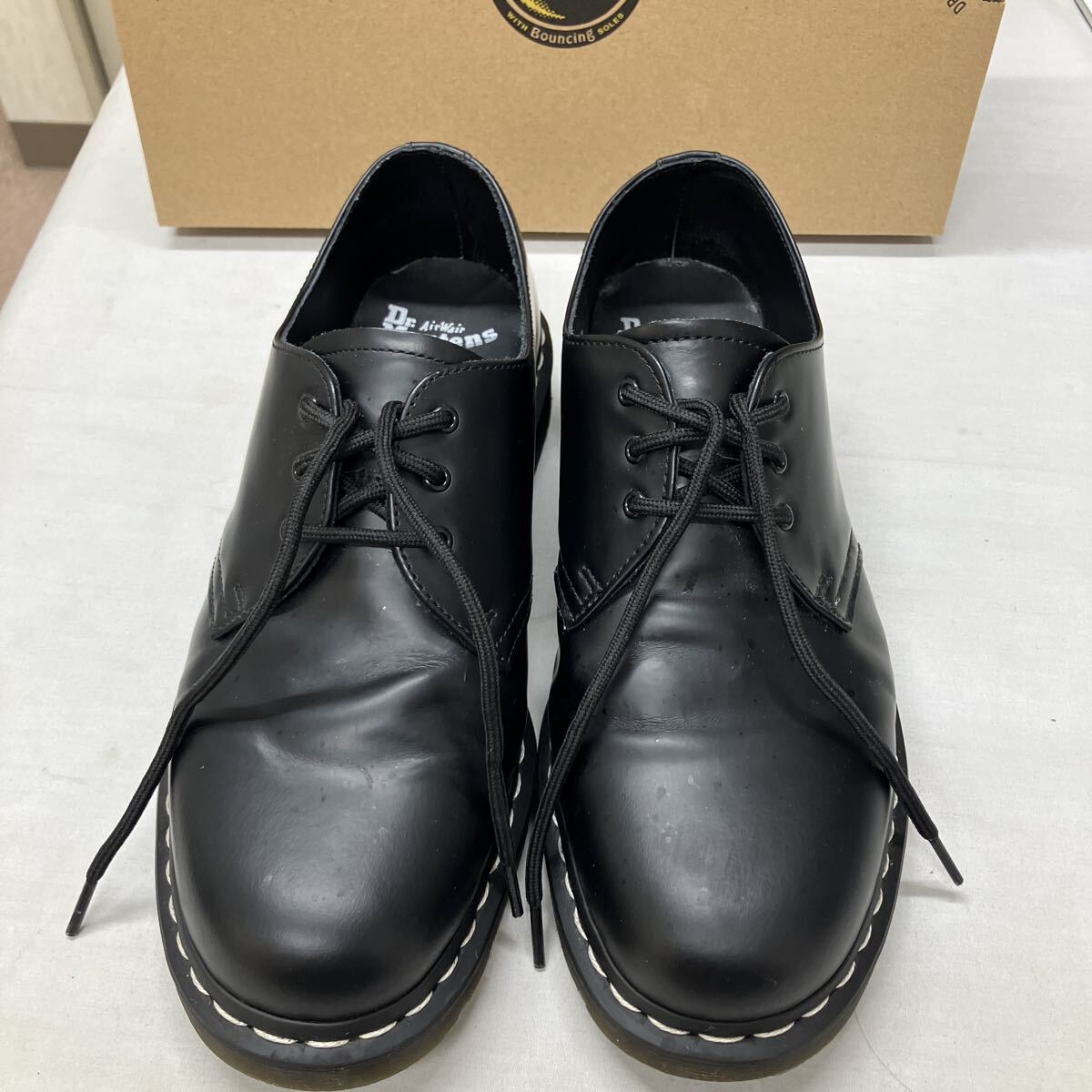 Dr Martens 1461 WS ドクターマーチン ブラック 3ホールシューズ 革靴 本革 UK9 SMOOTH 黒 ブラック レザー 3ホール_画像2